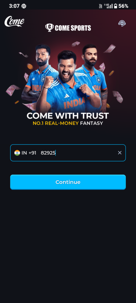 Come Dream11 screenshot 4